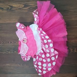 Minnie Mouse costume dress 2T WITH ears